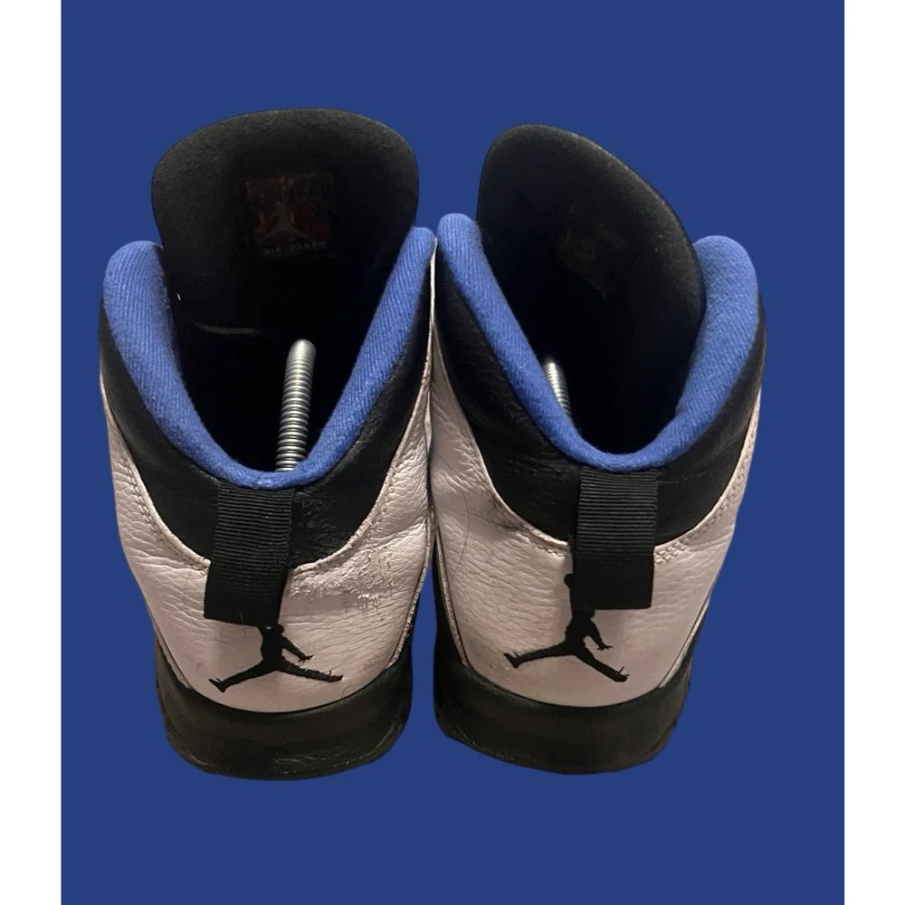 MEN'S SIZE 11.5- Air Jordan 10 Retro 2018 Orlando, Black/White/Blue| 310805-108